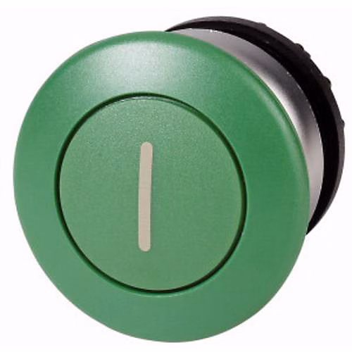 Bouton-poussoir coup de poing vert M22-DRP-G-X1 – 22 mm, IP67/IP69, 1 pièce