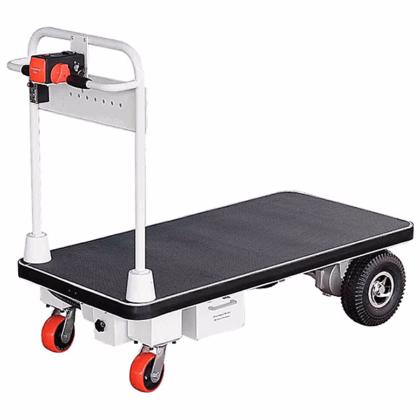 Chariot de manutention motorisé – Plateau 1320 × 960mm | Charge max 400kg | Industrie et logistique | PM50/2