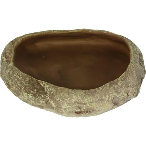 Bassin ou mangeoire pour terrarium coloris gris Reptile Planet Repti Dish - Taille XL 18 x 4 x 15 cm