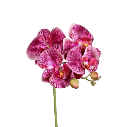 Orchidée tige artificielle « real touch » coloris violet – 66 cm