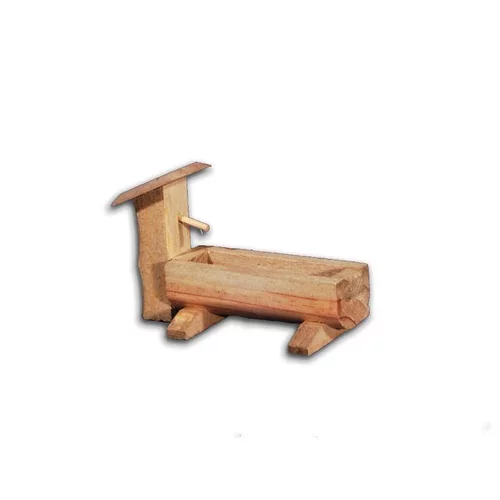 Fontaine en bois naturel de 11 cm