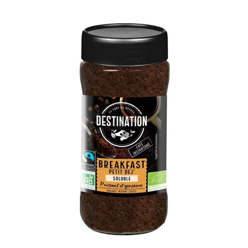 Café bio instantane lyophilisé Destination petit-déjeuner - 100 g