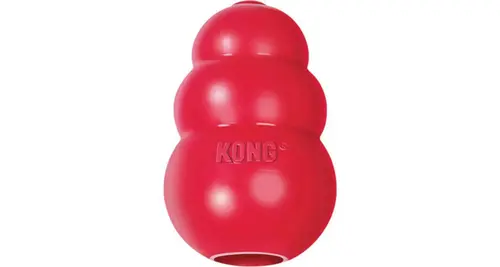 Jouet Chien Kong 9cm classic medium rouge