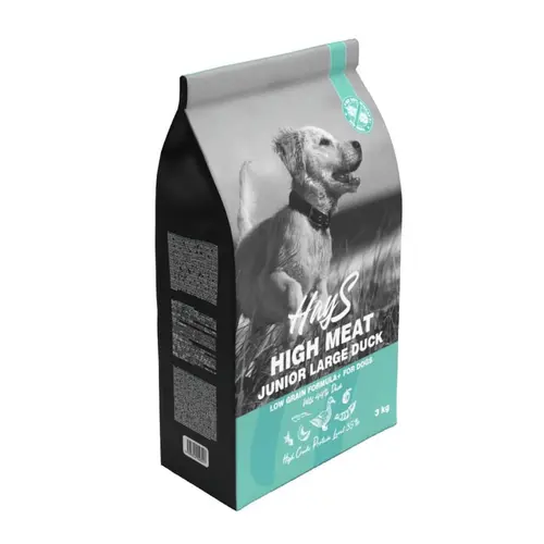 Croquette pour chiot de grande taille au canard Hays High Meat - 3 kg