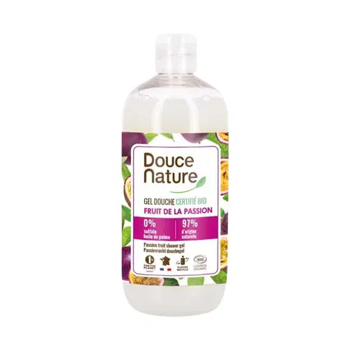 Gel douche bio Douce nature fruits de la passion - 500 ml