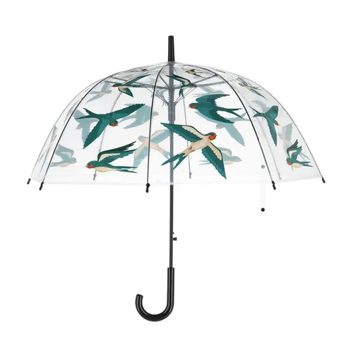 Parapluie transparent à motif hirondelles bleues - Ø 83 x 81,5 cm