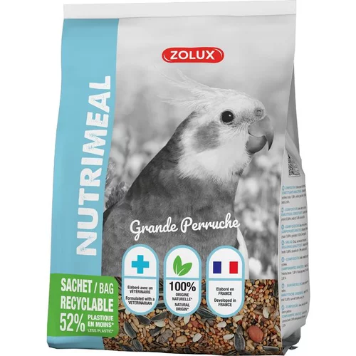 Aliment pour grandes perruches Zolux Nutrimeal - 800 g