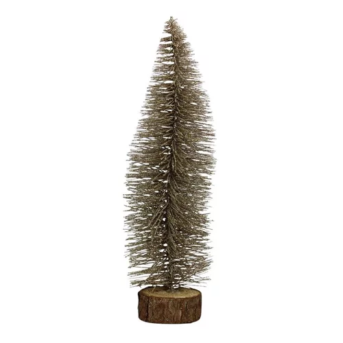 Sapin décoratif doré - grand modèle