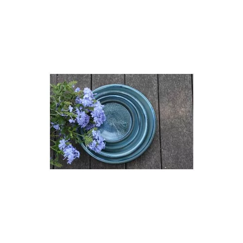 Soucoupe gamme Les poteries d'Albi coloris bleu Ø 33 x 4 cm