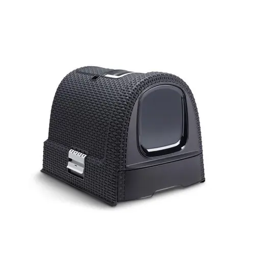 Maison de toilette pour chat Curver® anthracite