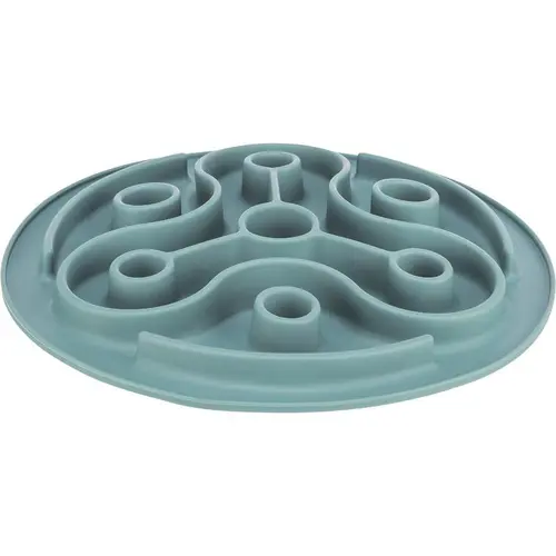 Gamelle anti-glouton pour chien coloris bleu Trixie Slow Feeding - Ø 28 cm