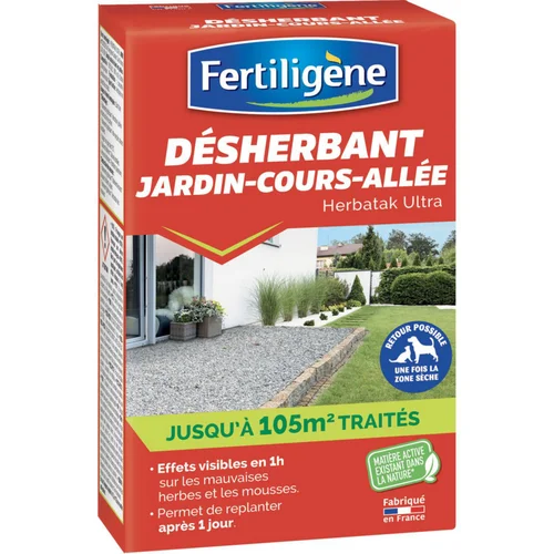 Désherbant pour jardins et cours Fertiligène - 250 ml