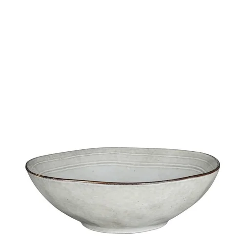 Saladier Tabo coloris gris en grès - Ø 23,5 cm