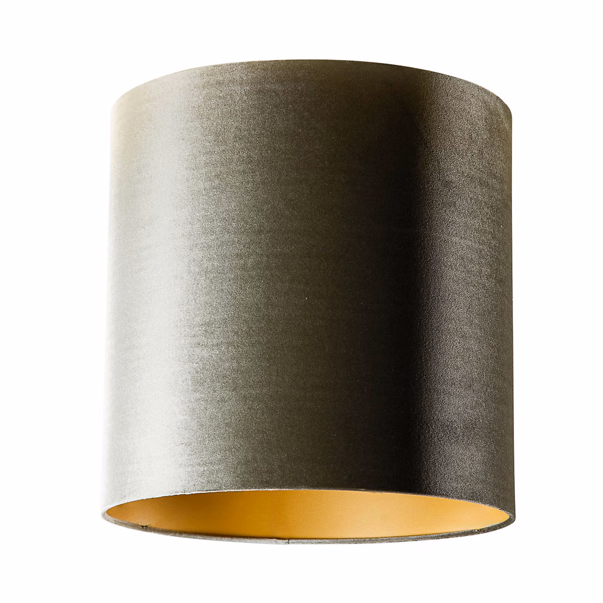 Abat-jour en velours vert avec intérieur doré 40/40/40 – Réf. LYUISCWZU0464564302