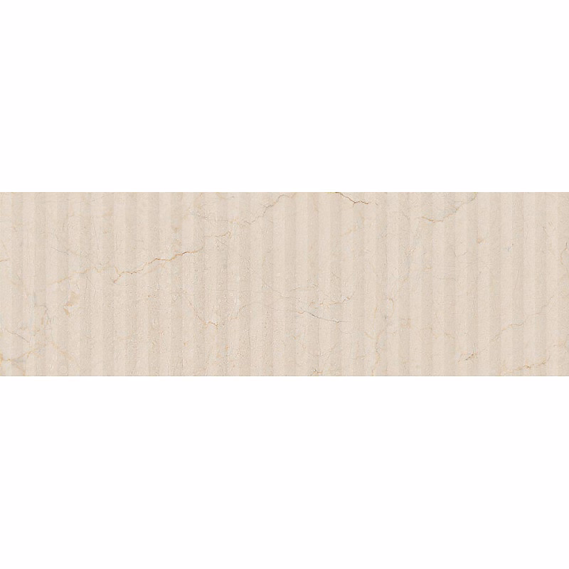 Carrelage faïence mur effet terrazzo beige 32 × 99 cm à relief CREAM R DESERT