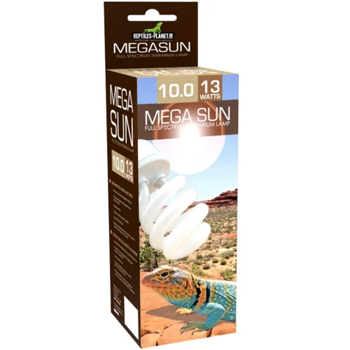 Lampe pour terrarium Reptile Planet Mega Sun UVB 10.0 13W