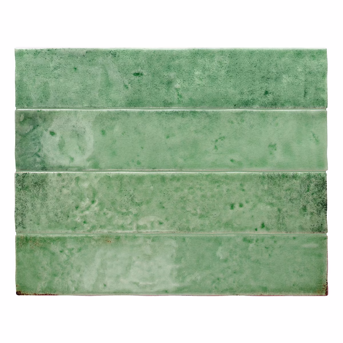 Faïence effet zellige TRIBECA 24.6 × 6cm WatercolourBrillant – Boîte de 0.50 m2