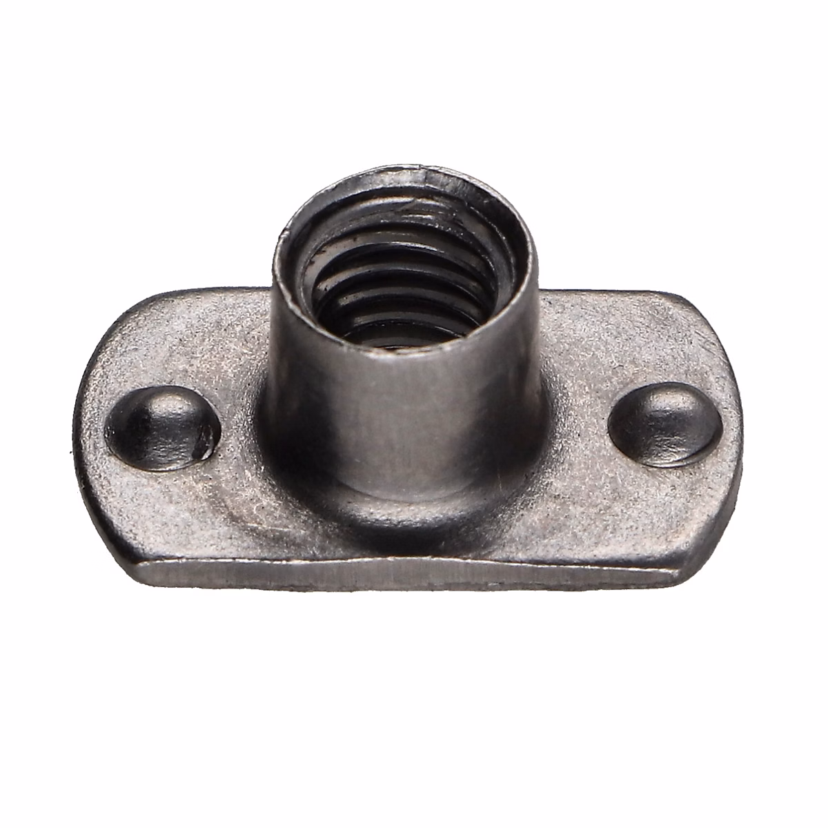 Ecrou cylindrique à souder Bossage intérieur M6 22X14 Acier brut – 1 pièce