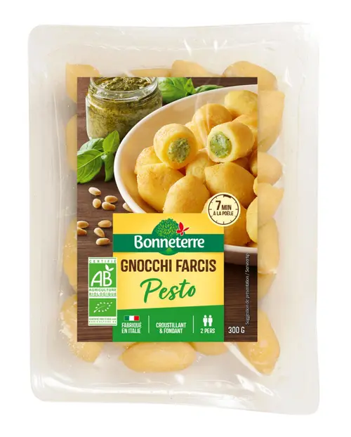 Gnocchi au pesto bio Bonneterre – 300 g