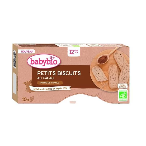 Biscuits bio au cacao Babybio - 160 g