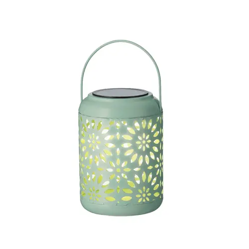 Lanterne solaire colorée - Ø 12 x H 17 cm