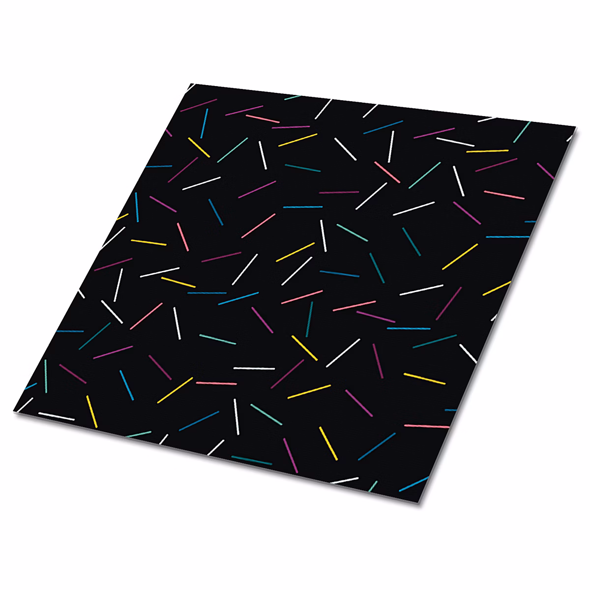 Carreaux vinyle Tulup 30 × 30 cm Lignes colorées 9 pcs