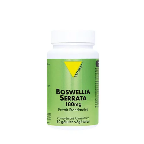 Extrait standardisé de boswellia serrata en boite de 180 mg