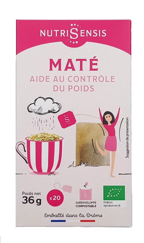 Maté Bio Nutrisensis - 20 sachets