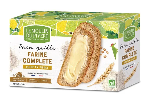 Pain grillé bio 250 g