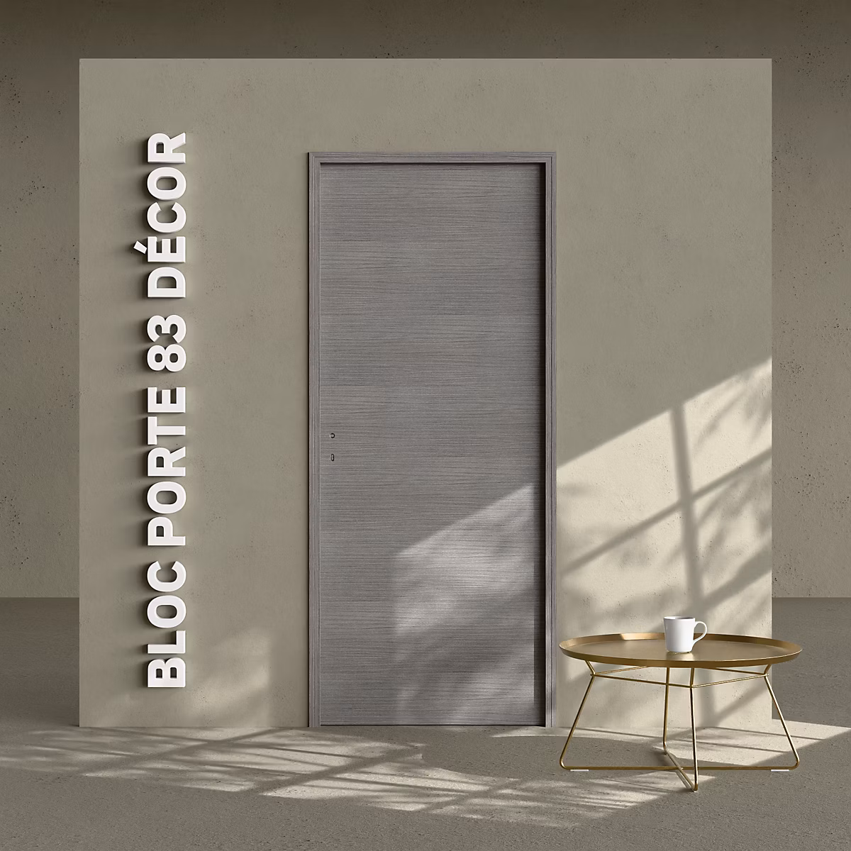 Bloc-Porte Costa Rica H. 204 x l. 83 cm – Poussant Droit
