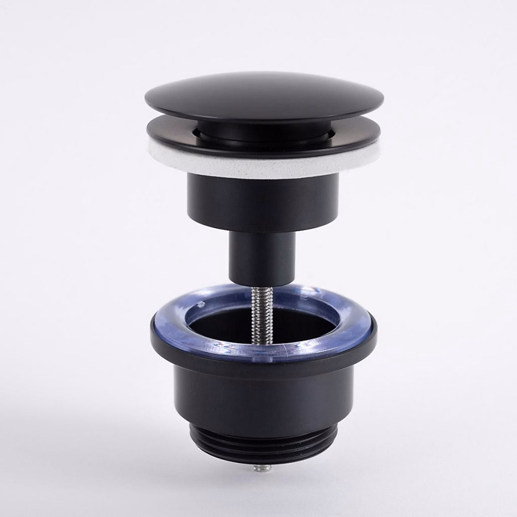 Bonde vidage de lavabo universelle | pop up – noir