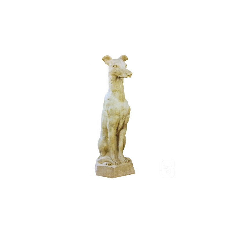 Chien Levrier - Statue