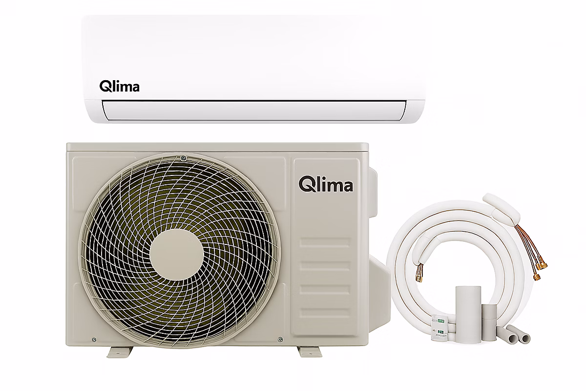 Climatiseur Split Qlima SC7035 – 3.5W, Unité intérieure et extérieure + Kit de liaison
