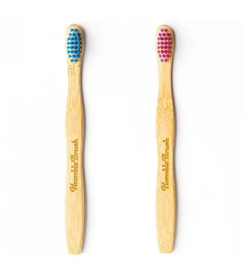 Brosse à dents en Bambou enfant the Humble Co. - Pack de 2