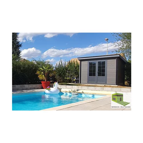 Abri de jardin composite Royan 10 m² (surface utile : 7,5m²)