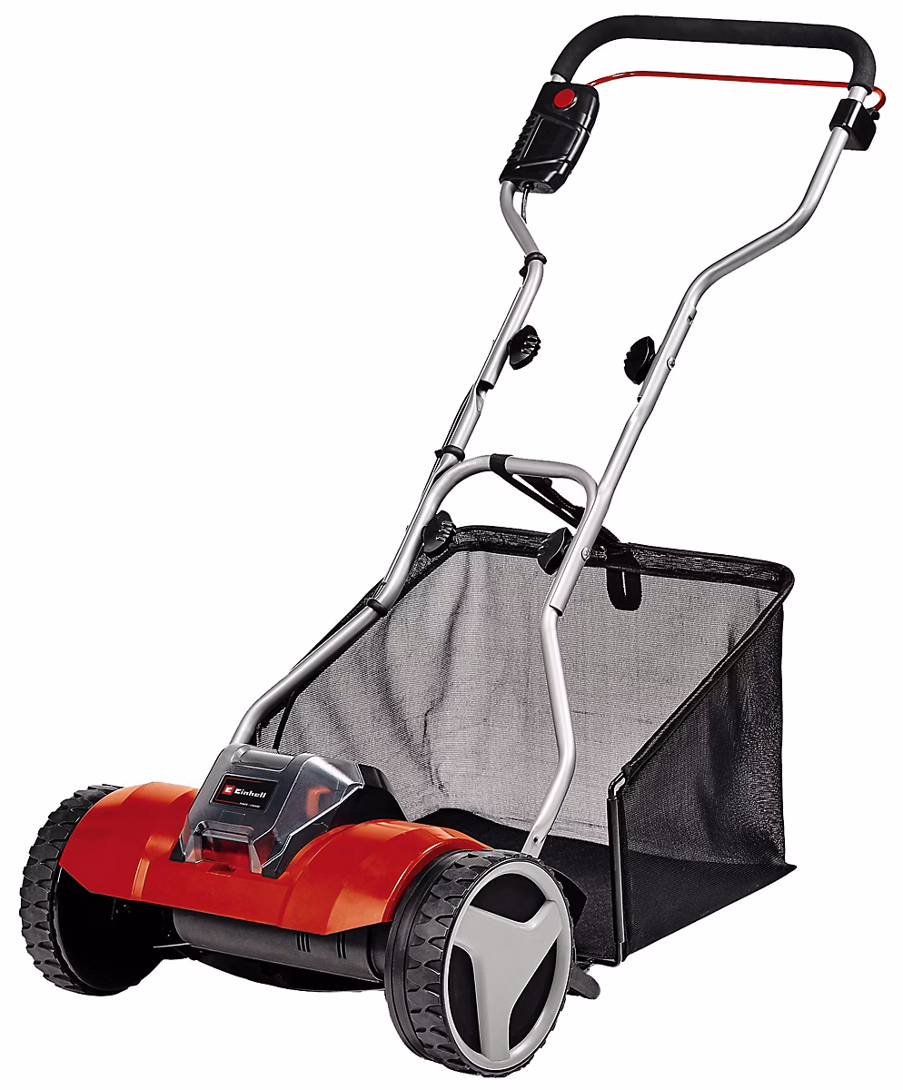 Einhell Tondeuse à main sur batterie GE – HM 18/38 Li | Solo (livrée sans batterie ni chargeur) | 38cm