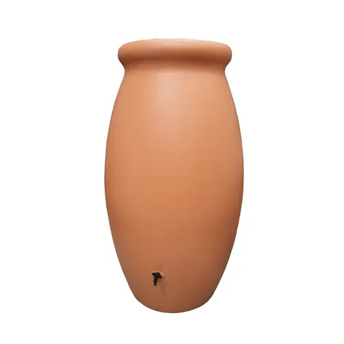 Récupérateur d’eau coloris terre cuite Bellijardin Jarre Toscan – 500 L
