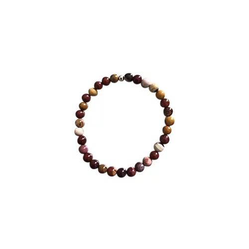 Bracelet jaspe mokaïte 4mm