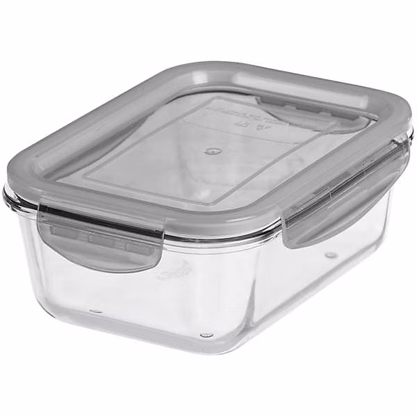 Bocal et boîte de conservation – Boite alimentaire rectangulaire en verre 750 ml