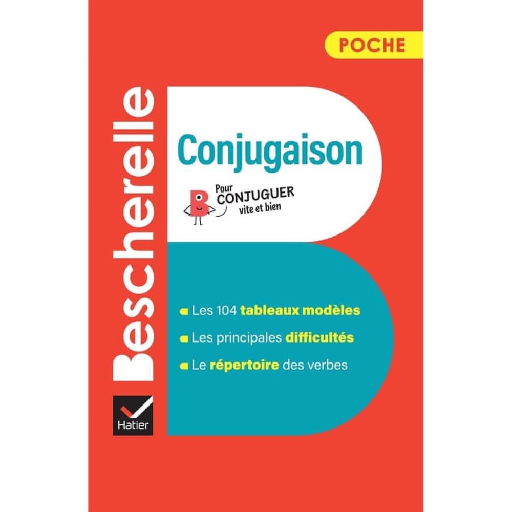 BESCHERELLE POCHE CONJUGAISON, Hatier – Collection extérieure