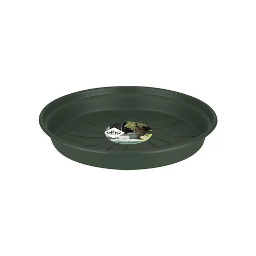 Soucoupe ronde en plastique couleur vert Leaf Green - Ø 29.2x4.3 cm