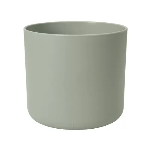 Cache-pot B.for Soft coloris vert en plastique injecté Elho - Ø 14 x 13 cm
