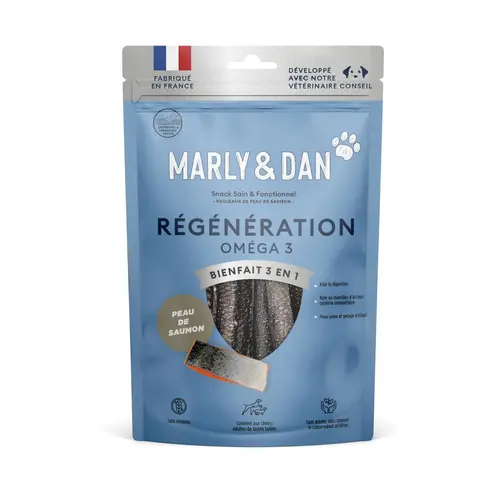Friandises pour chien oméga 3 Marly & Dan Régénération - 60g