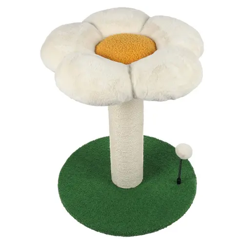 Arbre à chat coloris multicolore Coockoo Flower Power - 49 x 49 x 56 cm