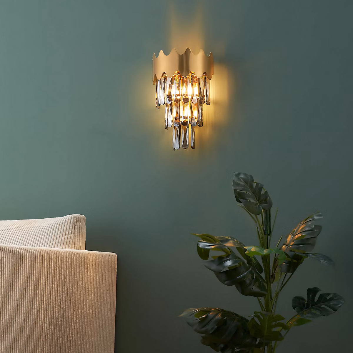 Applique murale chic et prestige cristal – Graziano
