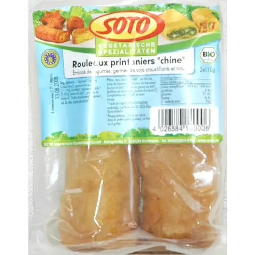 Rouleaux printaniers bio Chine Soto - 220 g