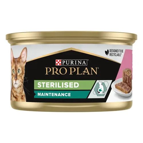 Pâtée pour chat adulte stérilisé Purina Pro Plan - 85 g