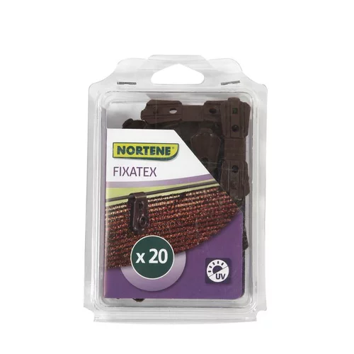 Clip de fixation Fixatex pour Natte marron 34x20 cm