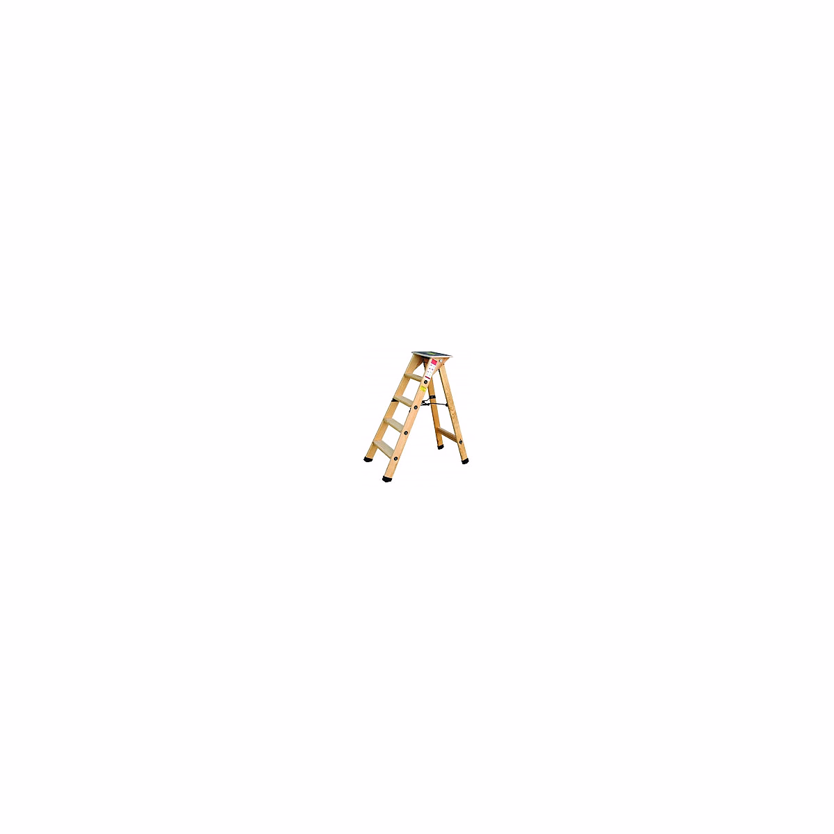 Escabeau bois professionnel 11 marches + tablette – Outifrance