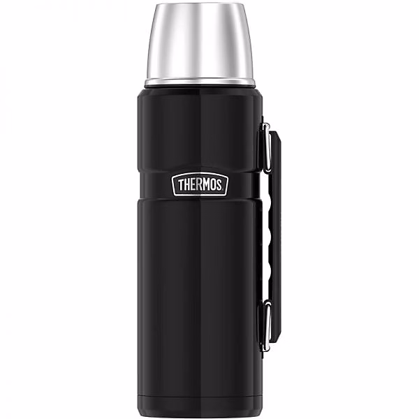 Bouteille isotherme Stainless King 1 – 2 litre Thermos, Noir
